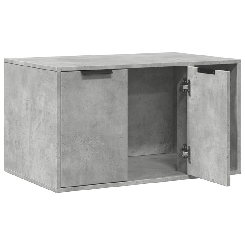 Engineered Wood Stocking Holder, Concrete grey