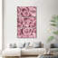 Roses, bouquet de roses roses sur toile, 3 pièces-92858548