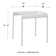 Abra Square Steel Outdoor Dining Table