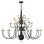 Lustre 22 lumières de style bougie Ricards