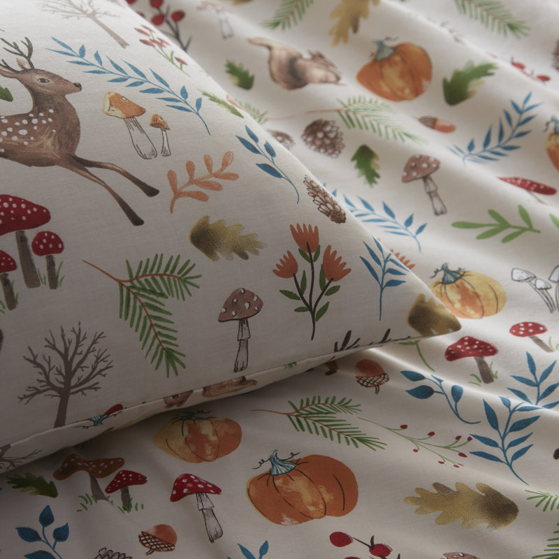 ARDEN Cotton Blend Animal Print Duvet Cover Set with Pillowcases Included, Double Duvet Cover + 2 Standard Pillowcases