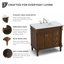 Ensemble de meuble-lavabo simple 36 po Lexington-535368414-455351474