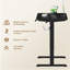 ONE PIECE Height Adjustable Standing Desk With Memory Smart Panel Office Electric Standing Computer Desk With USB Charge-1060843563-1060843567