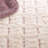 Stephane Striped Flatweave Area Rug in Pink/Ivory-1780453086