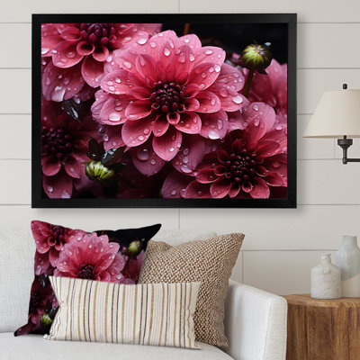 Majestic Pink Dahlia III - Floral Canvas Prints