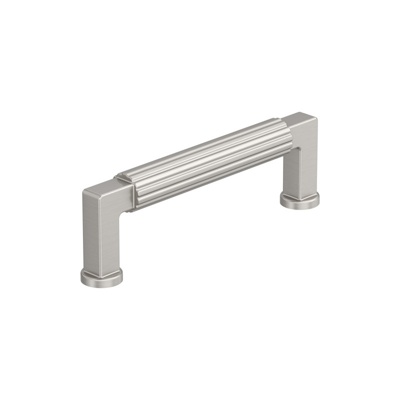 Poignée d'armoire de centre à centre, 3 3/4", Nickel satiné