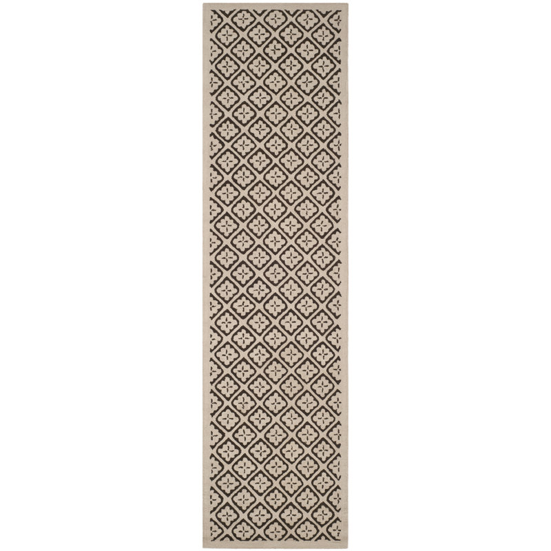Blossom Martha Stewart Wool Pile Geometric Rug, Round 4'