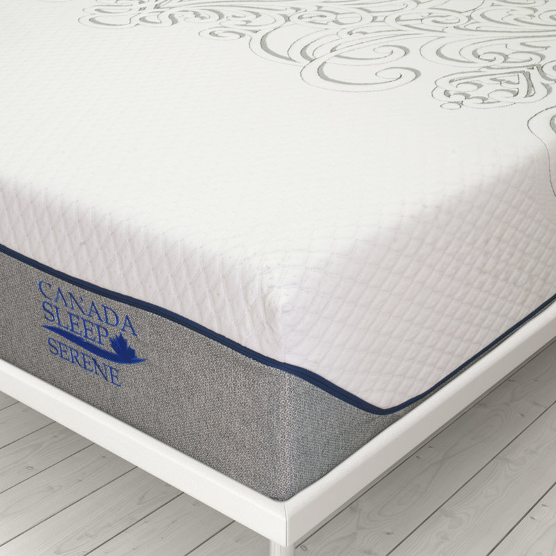 Matelas en mousse à mémoire moyenne à gel 12" serene, Double