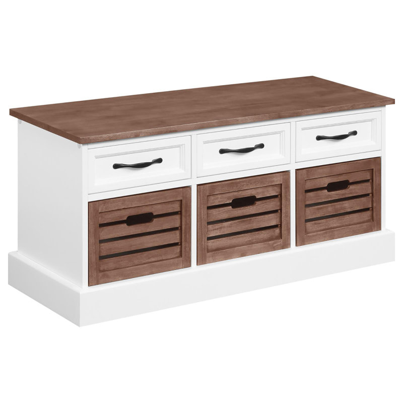 3-Drawer Storage Bench