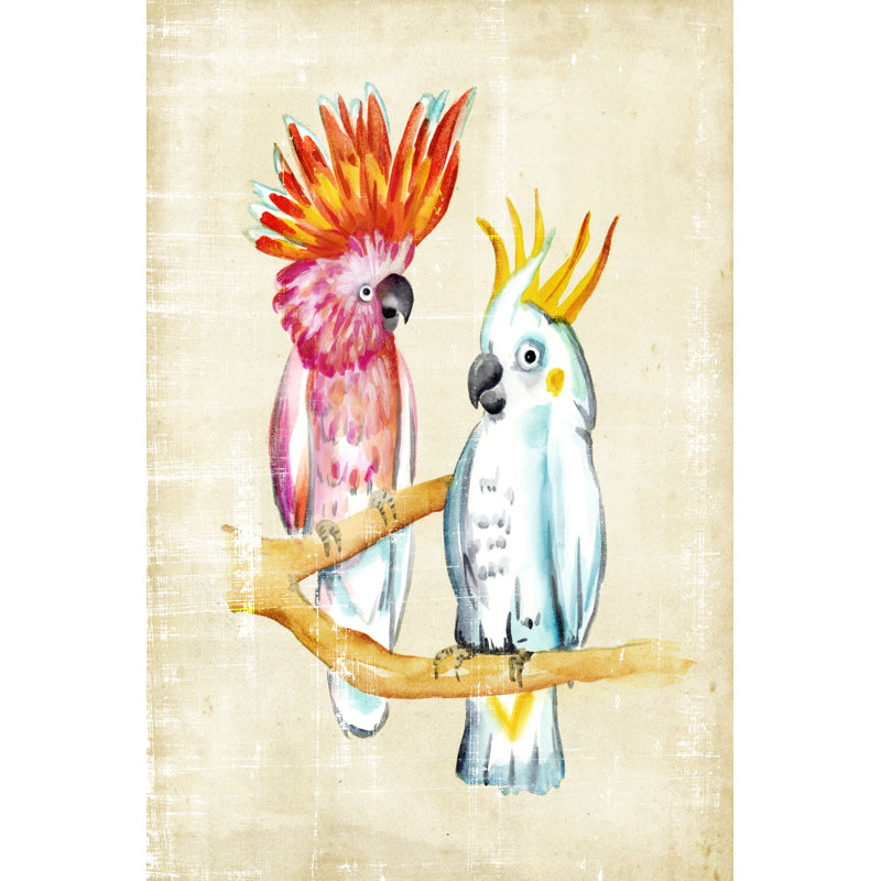 Fanciful Birds IV by Chariklia Zarris - Wrapped Canvas Art Prints, 30cm H x 20cm W