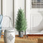 Set of 2 artificial cypress trees-135948704