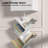 Bookcases With Led Light And Remote Control, 9-Tier Column Floor Lamp-1585701671