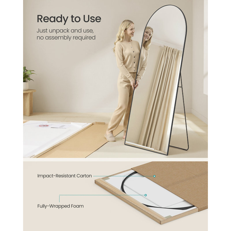 Temir Aluminium Arch Mirror