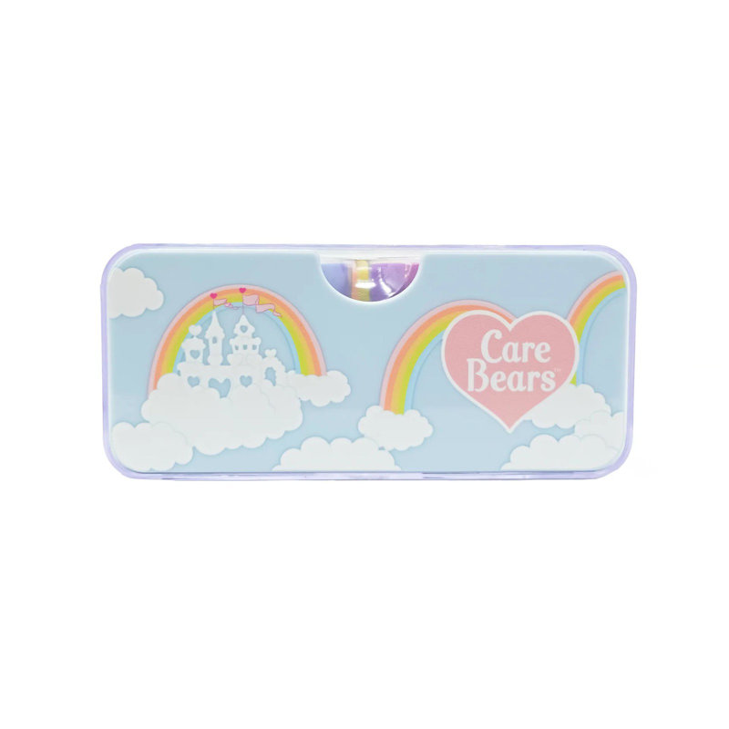 Care Bears 12 pièces multicolore contenant un organisateur de maquillage avec plateau coulissant