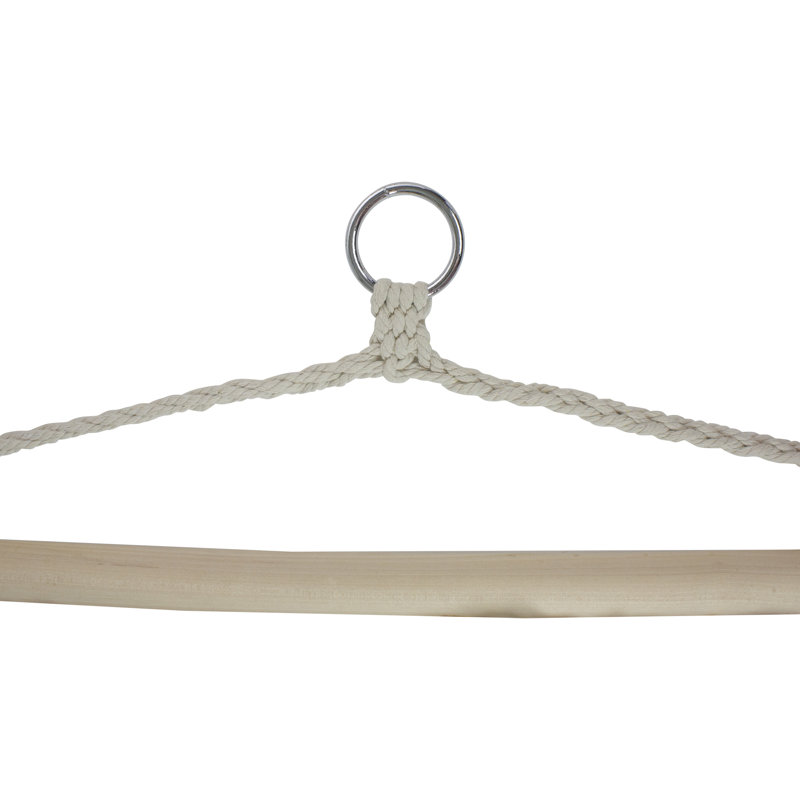 Chaise hamac 46 po avec coussin crème Macramé