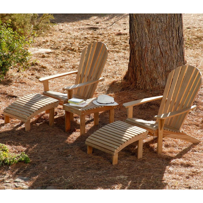 Adirondack Outdoor Teak Ottoman