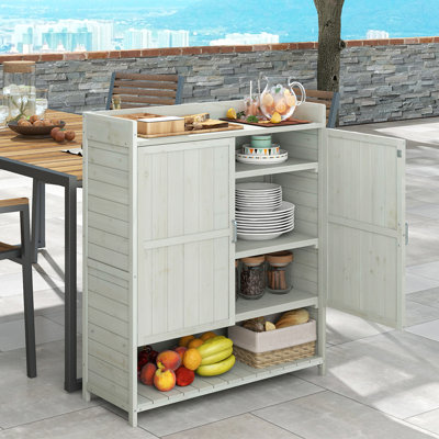 Wood Potting Bench
