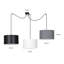 Pascua 3 - Light Black Drum Pendant-40748499
