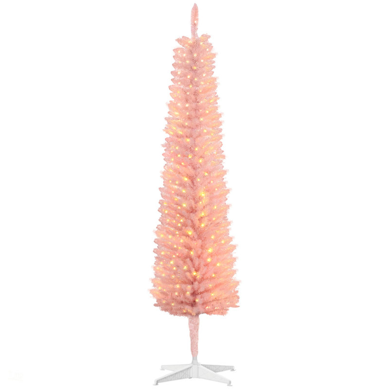 Arbre de Noël artificiel 5 pi avec 5 branches colorées et 150 lumières DEL, assemblage et rangement faciles, arbre de Noël