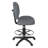 Regency Comfort Series Swivel Fabric Computer Task Chair with Drafting Kit - Grey-1537350054