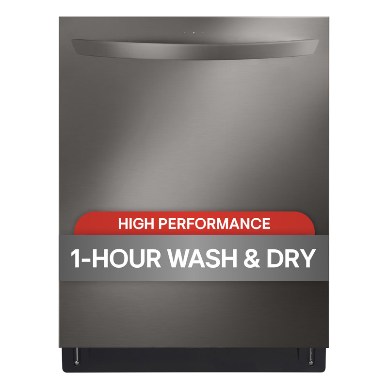 LG 24-inch QuadWash® Pro Top Control Dishwasher, Black Stainless Steel