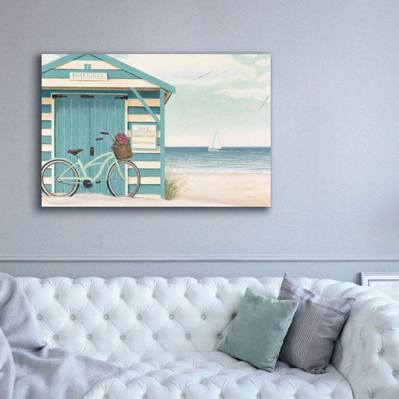 «Beach cruiser I» par James Wiens - impression sur toile tendue, L 60 po x H 40 po