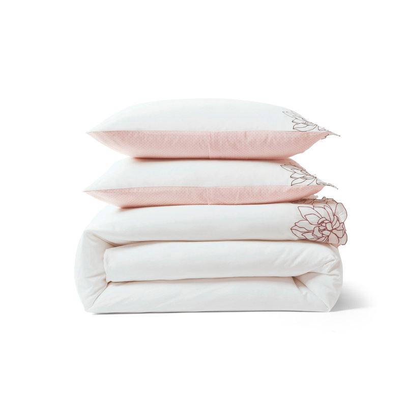 Magnolia Duvet Cover Set, Queen Duvet Cover + 2 Standard Shams