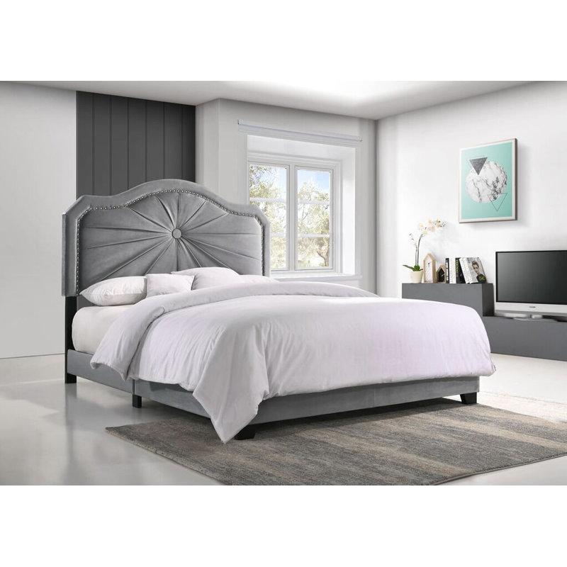 Lit rembourré standard Milarose, Grand