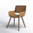 Seagraves Faux Leather Mid-Century Dining Chair-128378648