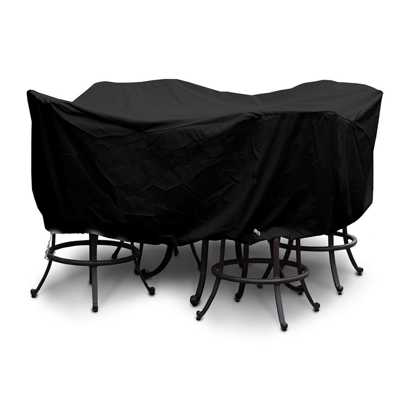 Weathermax™ Outdoor Patio Dining Set Cover, 40" H x 84" W x 84" D, Grey