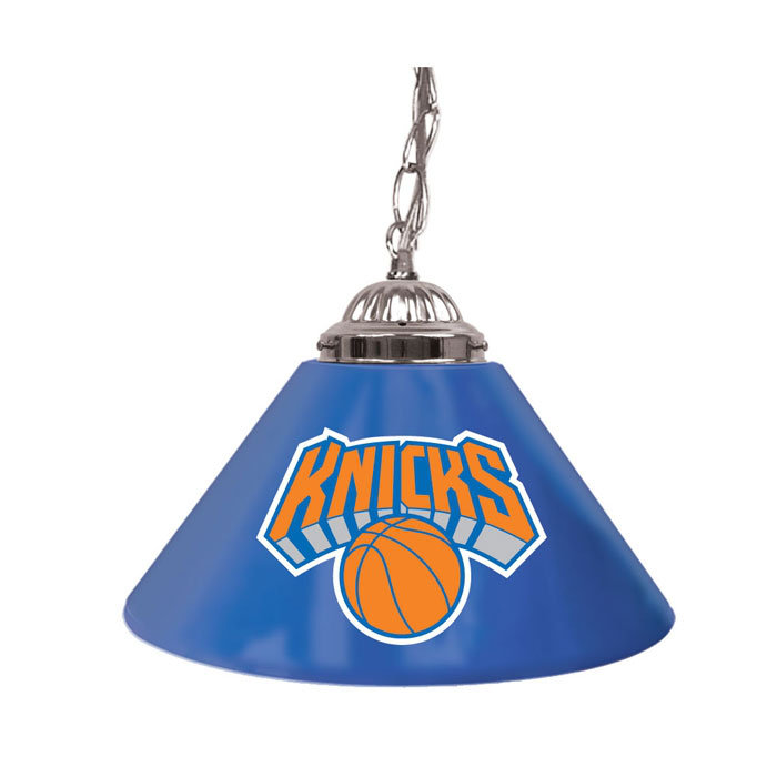 Luminaire suspendu conique à 1 lumière pour table de billard NBA, Knicks de New York