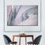 Abstrait rose et gris, reproduction sur toile-92519939