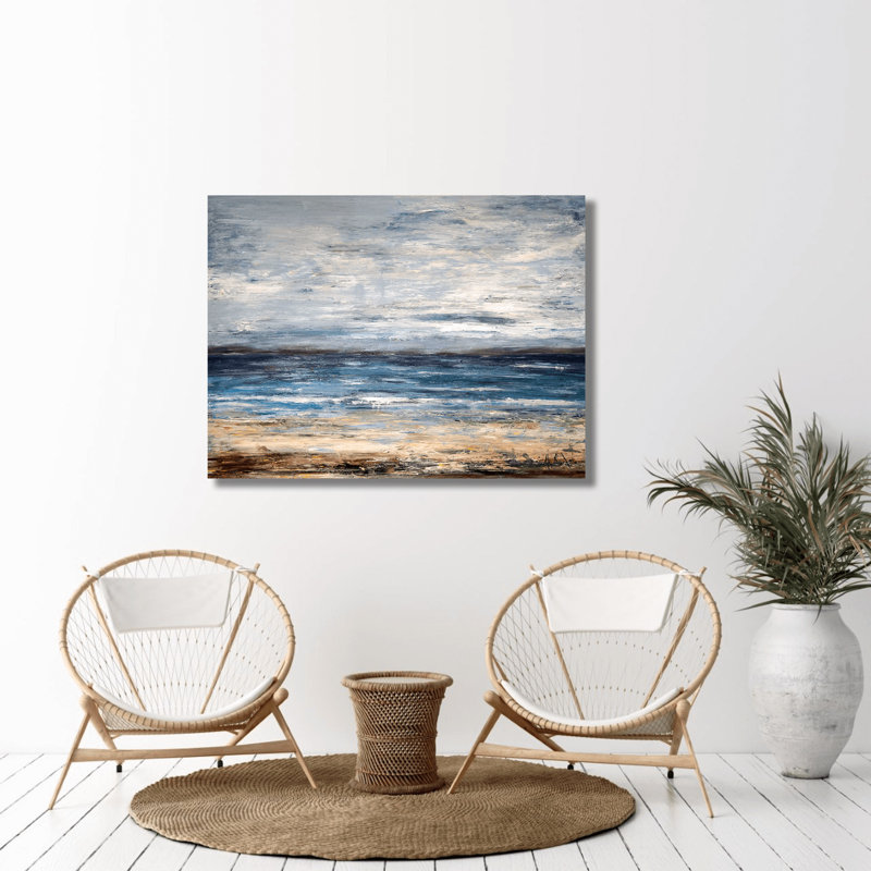 Gray Skies - Artist Enhanced Canvas Print, 20" H x 24" W x 1" D, Unframed