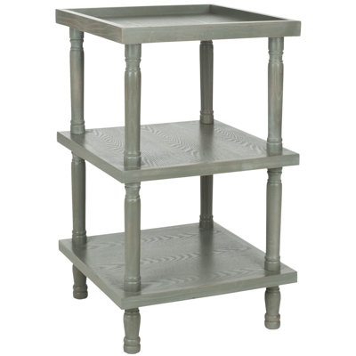Sadie Solid Wood Tray Top End Table