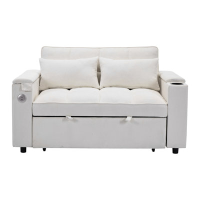 2 Seater Fabric Sofa Bed