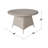 Round Resin Wicker Dining Table