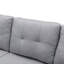 209Cm Linen Square Arms Sofa Bed-862028754