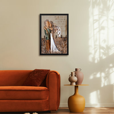One Day Someone Premium Framed Poster by Ruth's Angels