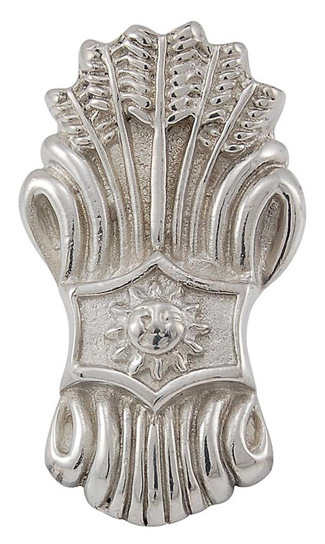Poignée fantaisie Sforza 1,125 po, Nickel poli