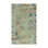 Rug & Kilim’S Chinese Art Deco Runner Rug In Green With Floral Patterns