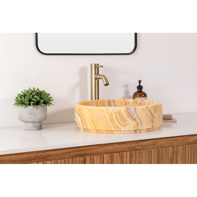 Lavabo vasque en pierre naturelle Mesa