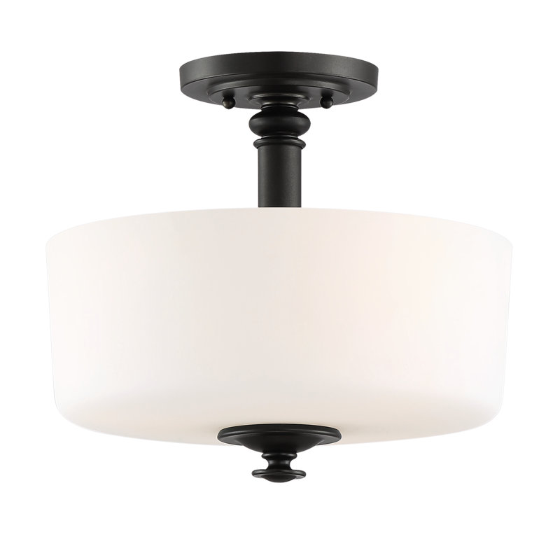 Ellsinore Glass Semi Flush Mount