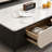 Home Faux Leather Wrapped Storage Coffee Table