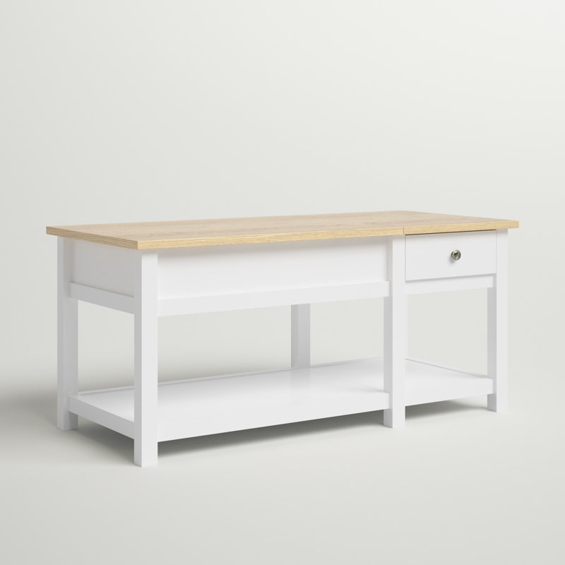Table basse à 4 pieds avec rangement Nika