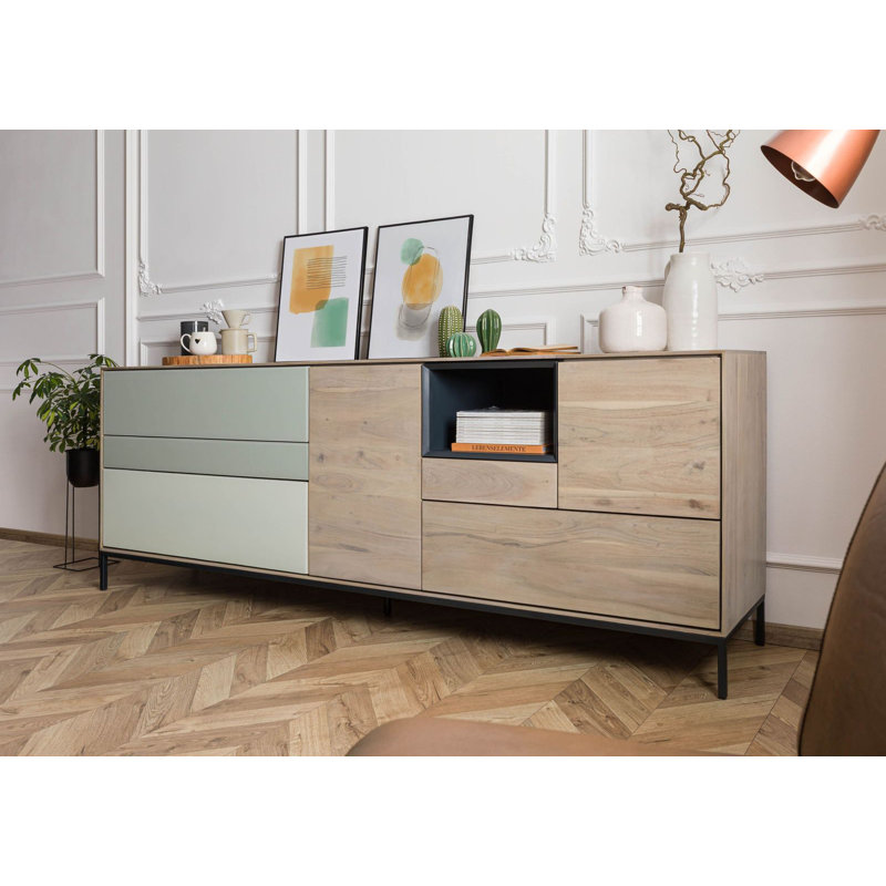 Chicago 240cm Solid Wood Sideboard