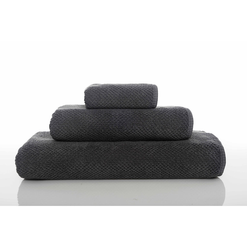 Bee Waffle Waffle Towel, Storm, 12" W x 20" L, Fingertip Towel 1-Pack