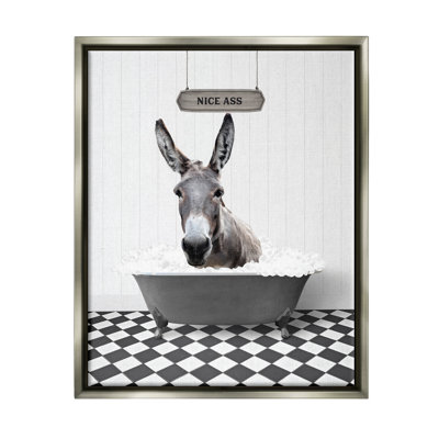 " Nice Ass Bathroom Phrase " by Lettered And Lined