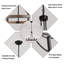 Semiko 6 - Light Dimmable Wagon Wheel Chandelier-454627820