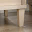 Table de chevet, finition brune