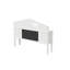 Tête de lit blanche au sol - Conception fonctionnelle pour une chambre organisée facile à assembler par l'utilisateur - Installation avec instructions claires-368650821